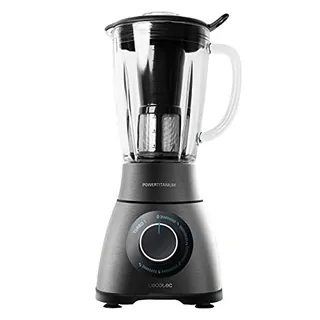 Cecotec 5204141 batidora de Vaso Power Black Titanium 1500 perfectmix/ 1500w/ 5 Vel