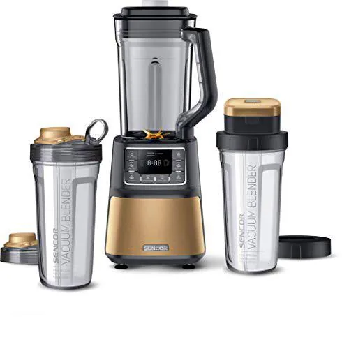 Licuadora SENCOR 7876 SERIES SET 8 Laminas Titanio 1500W Dorado