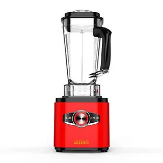 Robot mezclador licuadora multifuncional: Licuadora Potente Greenis FGR-8830 de 2.500 vatios con recipiente de vidrio de 2 litros para batidos