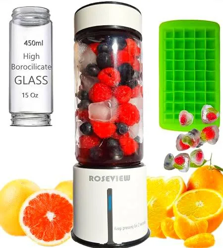 Batidoras de vidrio licuadora mezcladora mejor batido para batidos batidos individuales mini pequeños jugos de frutas portátiles jarra de vidrio licuadora trituradora de hielo