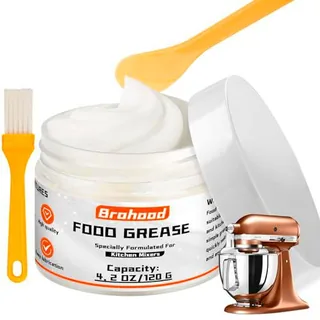 Brohood Grasa de grado alimenticio, grasa de grado alimenticio de 4 onzas para batidora de pie Kitchenaid