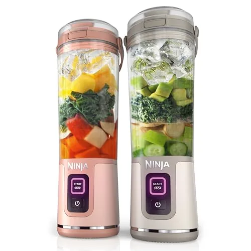 Ninja BC155PS Blast - Licuadora portátil de dos unidades