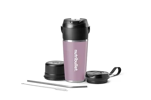 nutribullet Licuadora portátil Flip con taza aislada