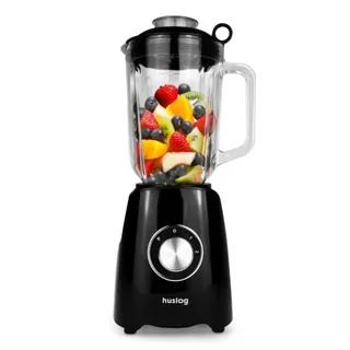 Huslog Batidora de Vaso 1200W, Jarra de Cristal 1,5L