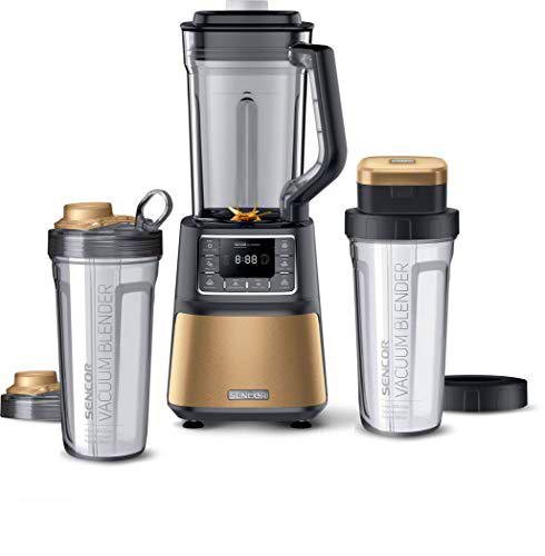 Licuadora SENCOR 7876 SERIES SET 8 Laminas Titanio 1500W Dorado