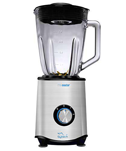 Sytech SY-BV11 Batidora de Vaso Eléctrica de Cristal “Mix Master"