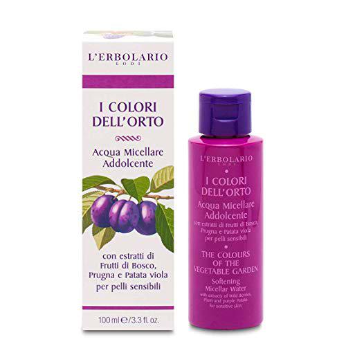 L'ERBOLARIO L'Erbolario Linderndes Mizellenwasser mit Beruhigender Wirkung für Empfindliche Haut COLORES DEL HUERTO AGUA MICELAR SUAVIZANTE 100ml, Plástico