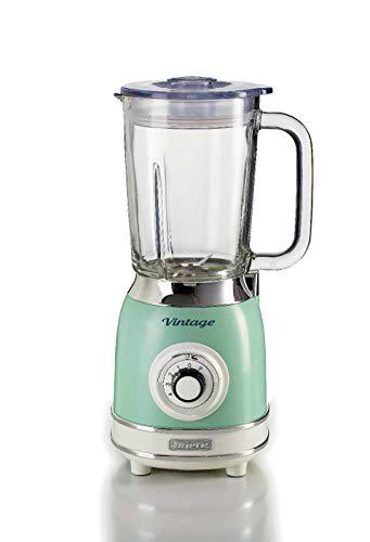 Ariete 583/04 Batidora De Vaso Vintage, 1000W, Jarra Vidrio 1.5 Litros