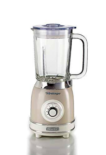 Ariete 583/03 Batidora De Vaso Vintage, 1000W, Jarra Vidrio 1.5 Litros