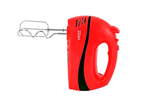Zilan - Batidora de mano con Turbo, 300 W, color rojo