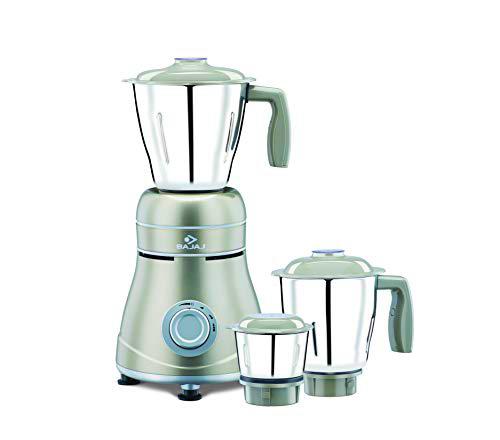 Bajaj Ivora Silky Caramel Batidora Picadora De Vaso De 800 W Con 3 Jarras De Acero Inoxdibable