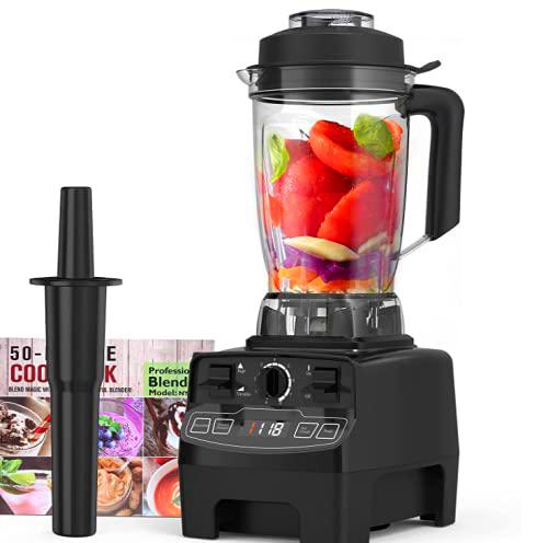 Blender - Recipiente de bajo perfil (64 oz, grado profesional), color rojo