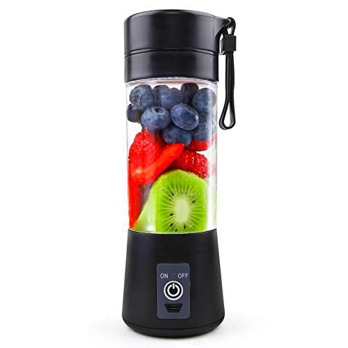 Batidora de batidora portátil de 380 ml, sin BPA, batidora de proteínas personal