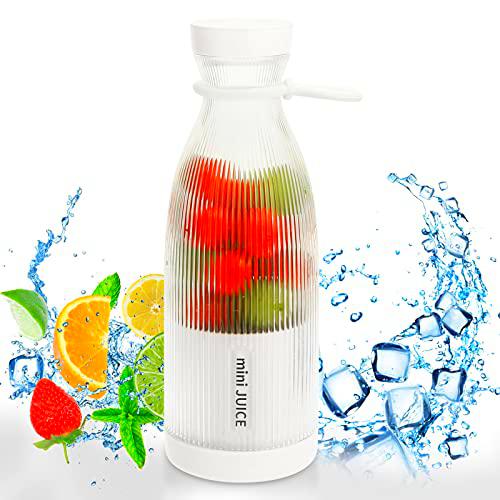 Batidora Portátil Fresh Juice, 300ML Botella licuadora de Frutas portatil Recargable USB