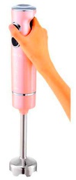 BATIDORA LAUSON-PE C.M. 1100W 2 VELOCIDADES CUCHILLA DE TITANIO COLOR ROSA INCLUYE VASO 700ML CON TAPAJP20