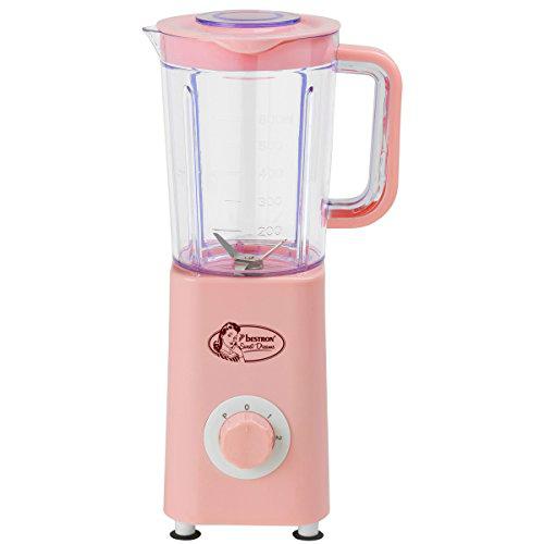 Bestron Sweet Dreams - Batidora de vaso, 300 W, color rosa