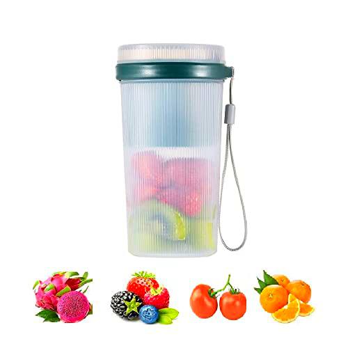 Licuadora Jugo Naranja Mezclador uva Cortador Frutas Fresa Portátil Mini Licuadora Casera (Blue)