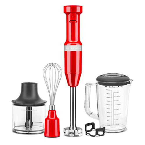 KitchenAid 5KHBV83EER Batidora de Submarinismo (bucear) Rojo Imperial