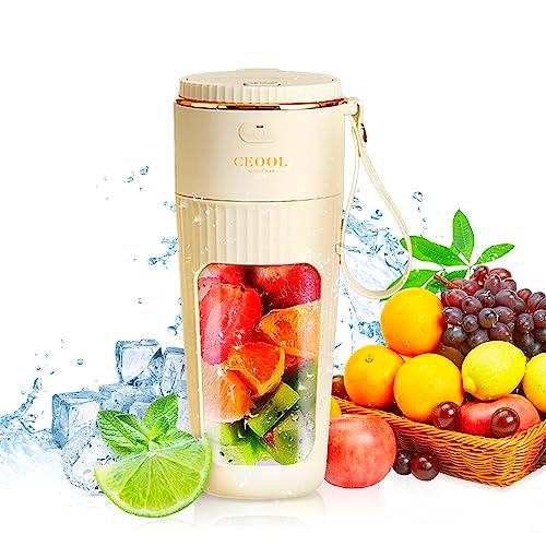 Besmall Mini batidora para hacer smoothie Maker to Go,Fresh Juice Mixer Botella Batidora portátil Mini Batidora portátil con 10 cuchillas superafiladas