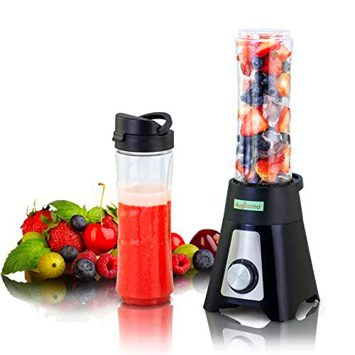 Augosma Mini batidora de pie, color negro