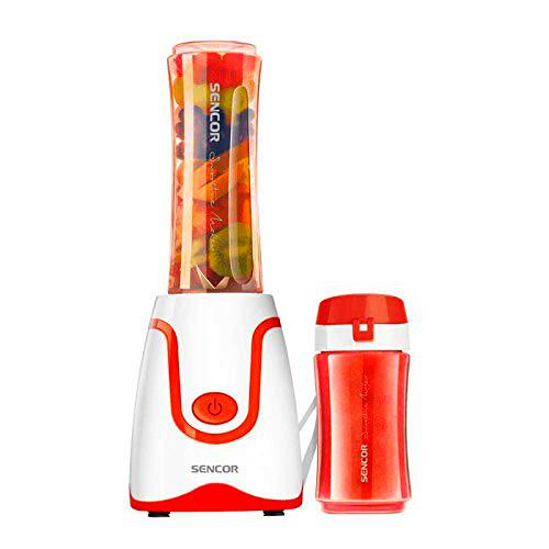Sencor Licuadora Smoothie Ultra-Potente 500W, 2 Botellas Tritan 0,6L &amp; 0,3L sin BPA