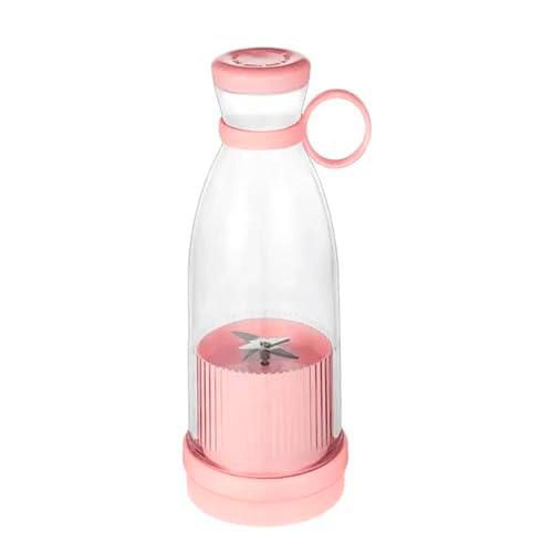 Licuadora Portátil Rosa - Batidora de Vaso Portatil