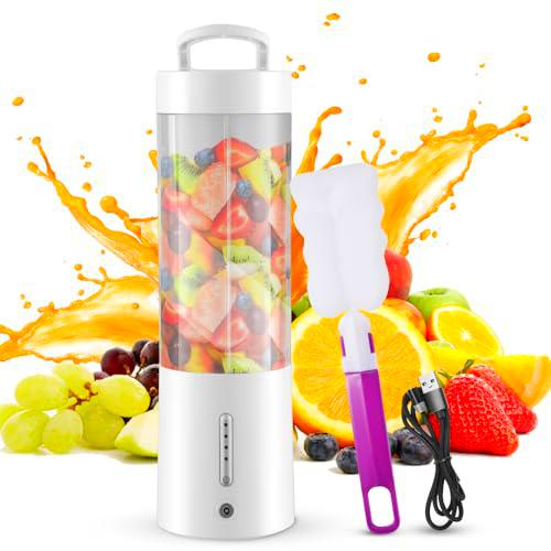 Batidora portátil personal, batidora de batidos, recargable por USB