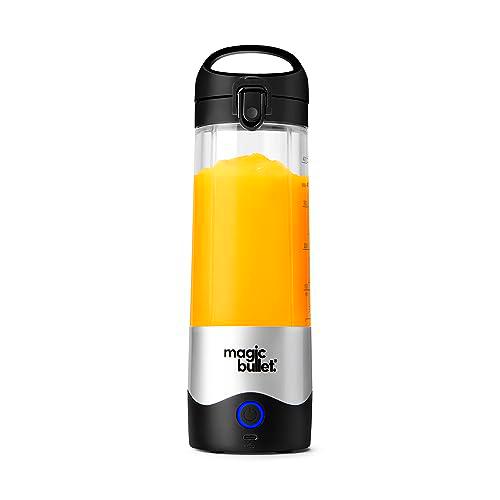 Batidora portátil y ligera nutribullet Tritan sin BPA de 475 ml minibatidora con cuchilla de acero inoxidable de 4 puntas batidora multifunción cargador USB-C más de 15 ciclos de batido.