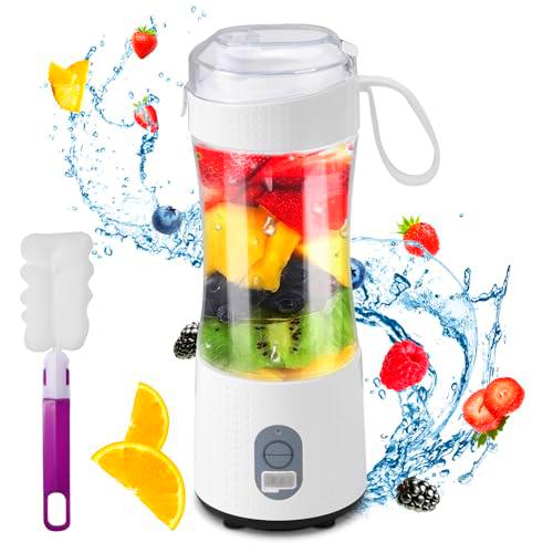 Batidora portátil personal, batidora de batidos, recargable por USB