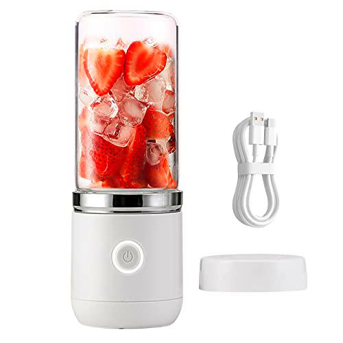 Batidora portátil, mini licuadora de 350 ml, batidora USB con vaso
