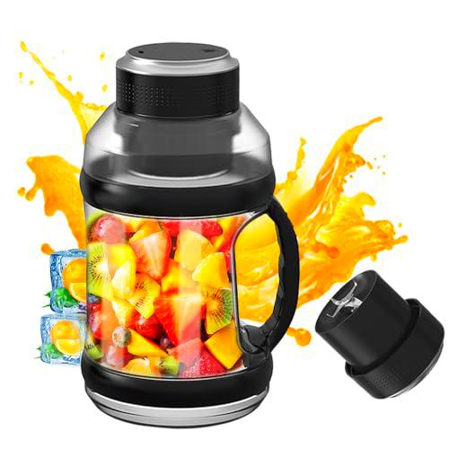 Tidyard Batidora,Mezclador deportivo portátil, mezclador de jugo recargable por USB con 6 cuchillas