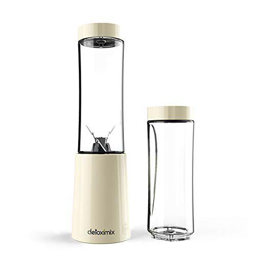 detoximix DTX Mini licuadora, color blanco roto crema 0,28 l 150 W
