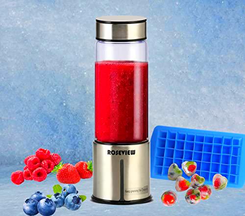 Batidoras de vidrio licuadora mezcladora mejor batido para batidos batidos individuales mini pequeños jugos de frutas portátiles jarra de vidrio licuadora trituradora de hielo