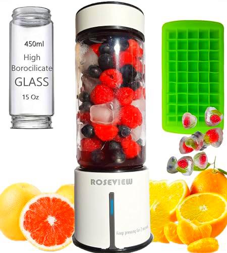 Batidoras de vidrio licuadora mezcladora mejor batido para batidos batidos individuales mini pequeños jugos de frutas portátiles jarra de vidrio licuadora trituradora de hielo