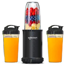 Safecourt Kitchen Power Blender - 1000 vatios - licuadora para ir