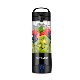 nutribullet Batidora portátil en color negro, potente hoja extractora