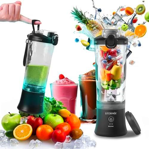 STORMIX Blender - Blender portátil inalámbrico - 6 cuchillas de acero inoxidable