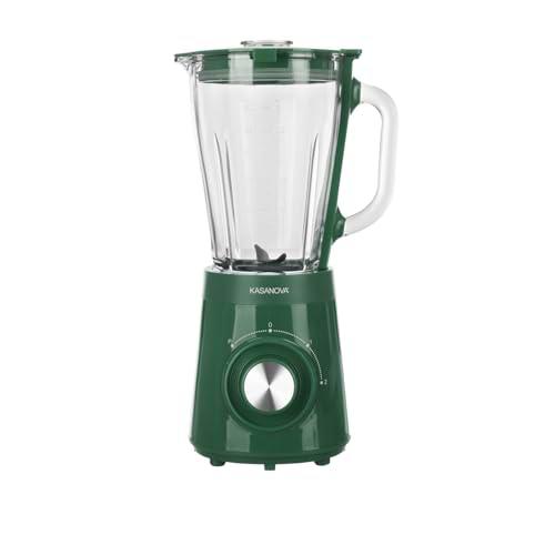 Batidora con jarra de cristal 1,5 L verde