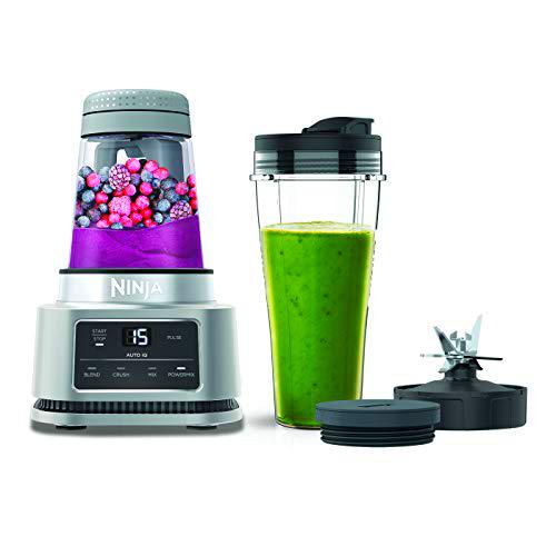 Ninja Foodi Power Nutri Blender [CB100UK] - Batidora 2 en 1 con Auto-iQ