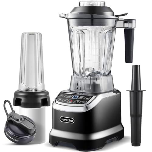 AMZCHEF 1800W Batidora Batidora Batidora Profesional con Panel de Control Inteligente