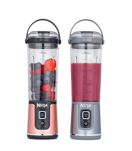 Ninja Blast 2x Batidora portátil de 530 ml, tapa a prueba de fugas y boquilla