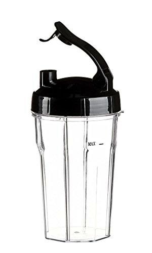 ECG SM 900 Bottle Botella de deportes, plástico, transparente de color negro