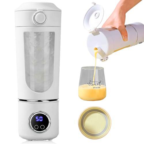 Asfrode Batidora portátil para batidos, 700 ml, mini batidora de pie para llevar