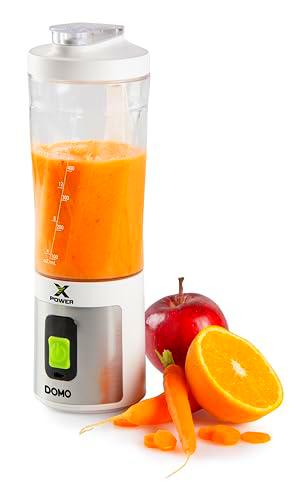 DOMO DO752BL - Batidora portátil Powerful Mini con botella Tritan