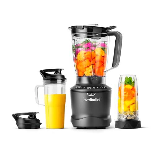 nutribullet SmartSense Blender Combo NBF550DG, Batidora de Vaso con 5 Velocidades + Función Pulse