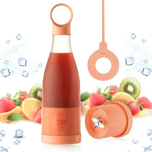 Batidora portátil, 450 ml Mini batidora portátil para batidos y batidos