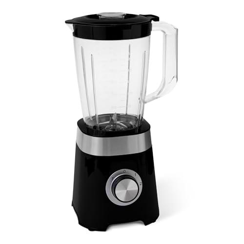 Amazon Basics - Licuadora para cocina, jarra de plástico de 1.5 l