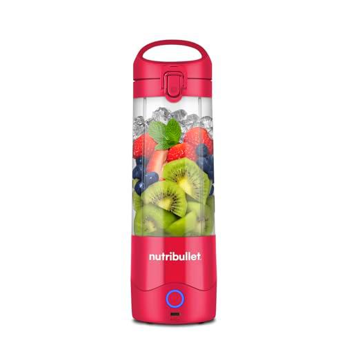 nutribullet Batidora portátil en magenta, potente hoja extractora