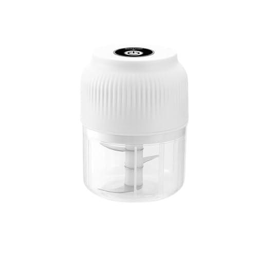Hupdy picadora eléctrica inalámbrica de 250 ml, mini robot de cocina potente
