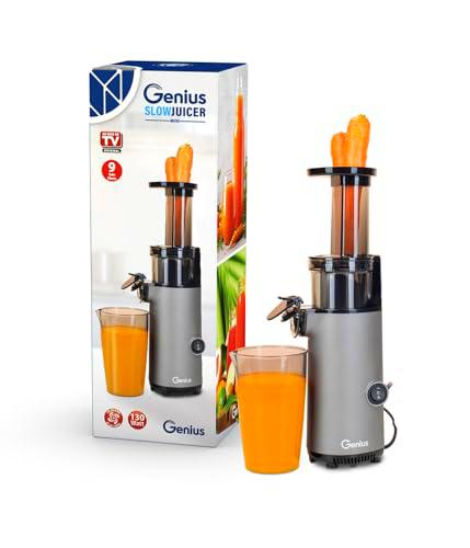 Genius Slow Juicer Mini Exprimidor para verduras y frutas